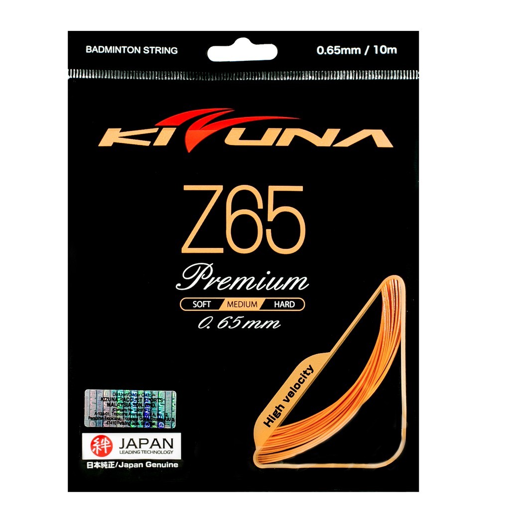 KIZUNA Z65 PREMIUM BADMINTON CKET STRING