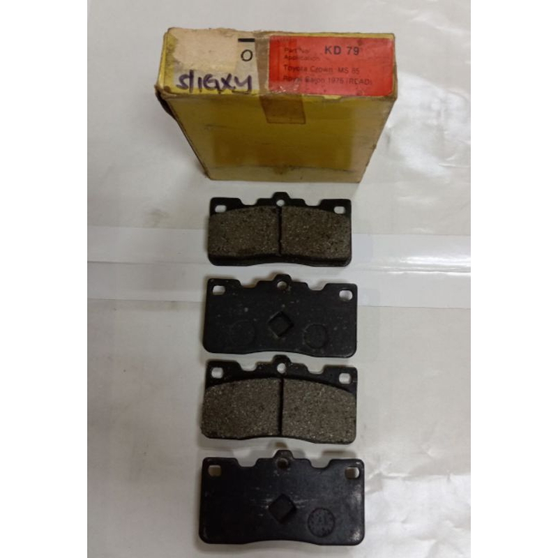 TOYOTA CROWN MS85,ROYEL SALON 1975"-ON FRONT แผ่นรองเบรค (KD-79)-4PCS/1SET