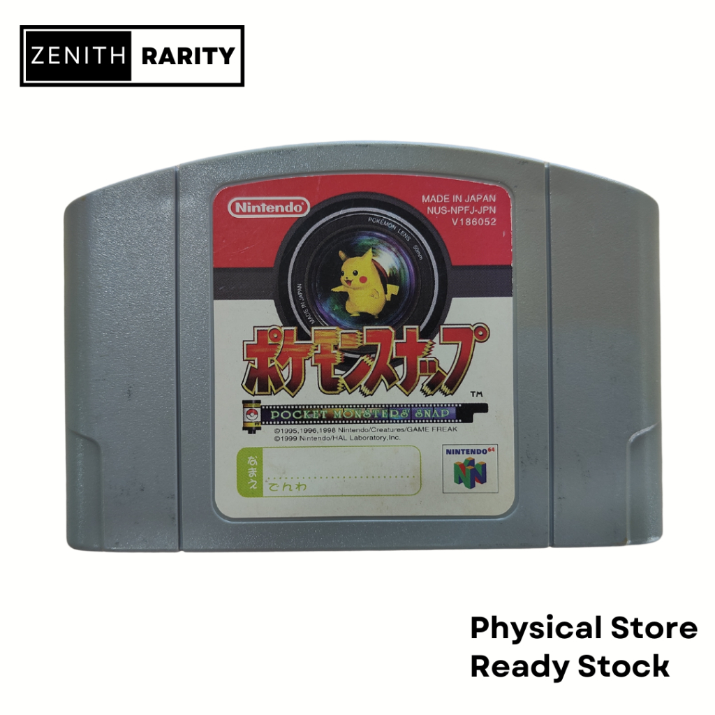 Zenith Rarity Nintendo 64 N64 เกม Pokemon Snap