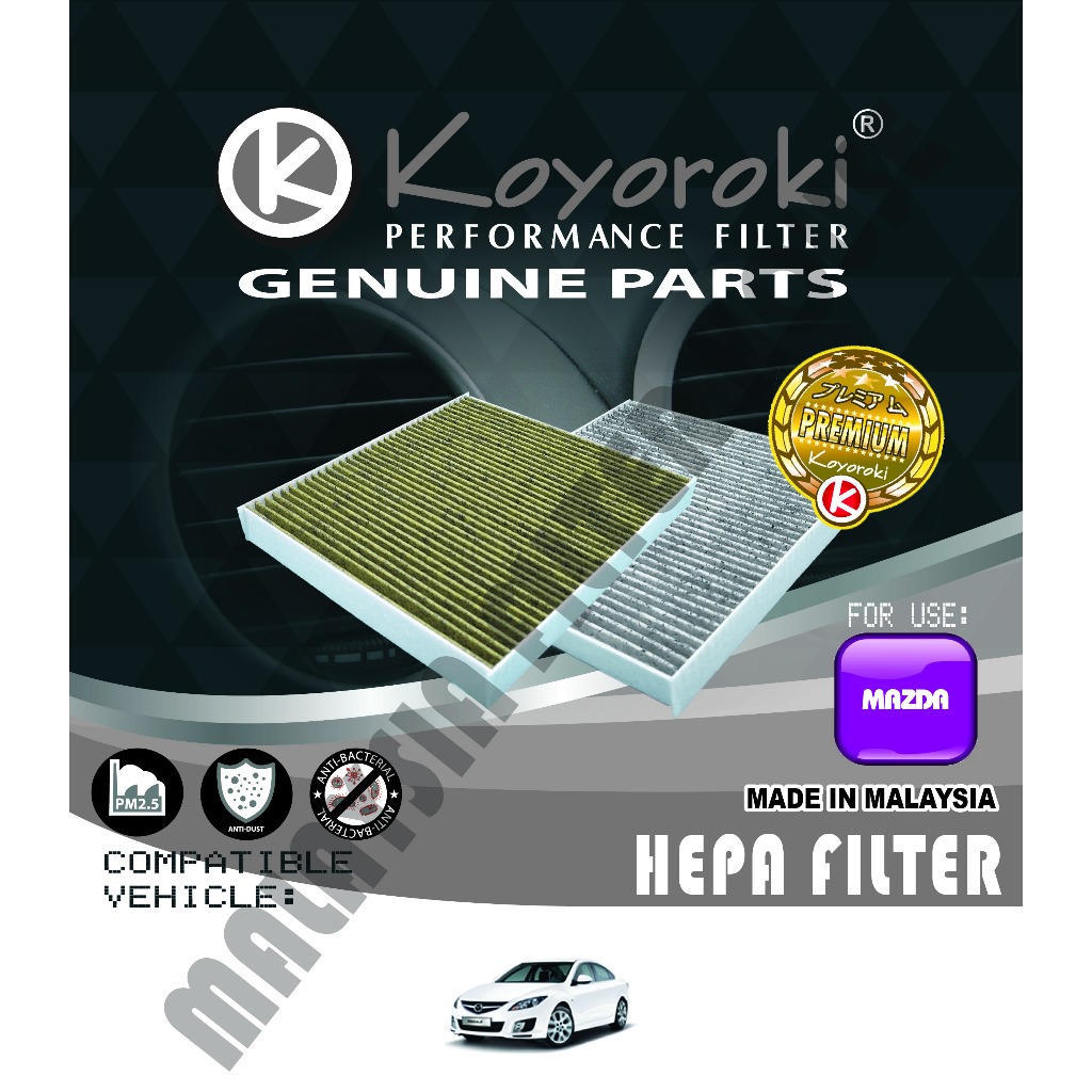 "PM2.5+CARBON HEPA" MAZDA 6(GG) CABIN FILTER FILTER RMD-B45L-C B45L-61-J6X