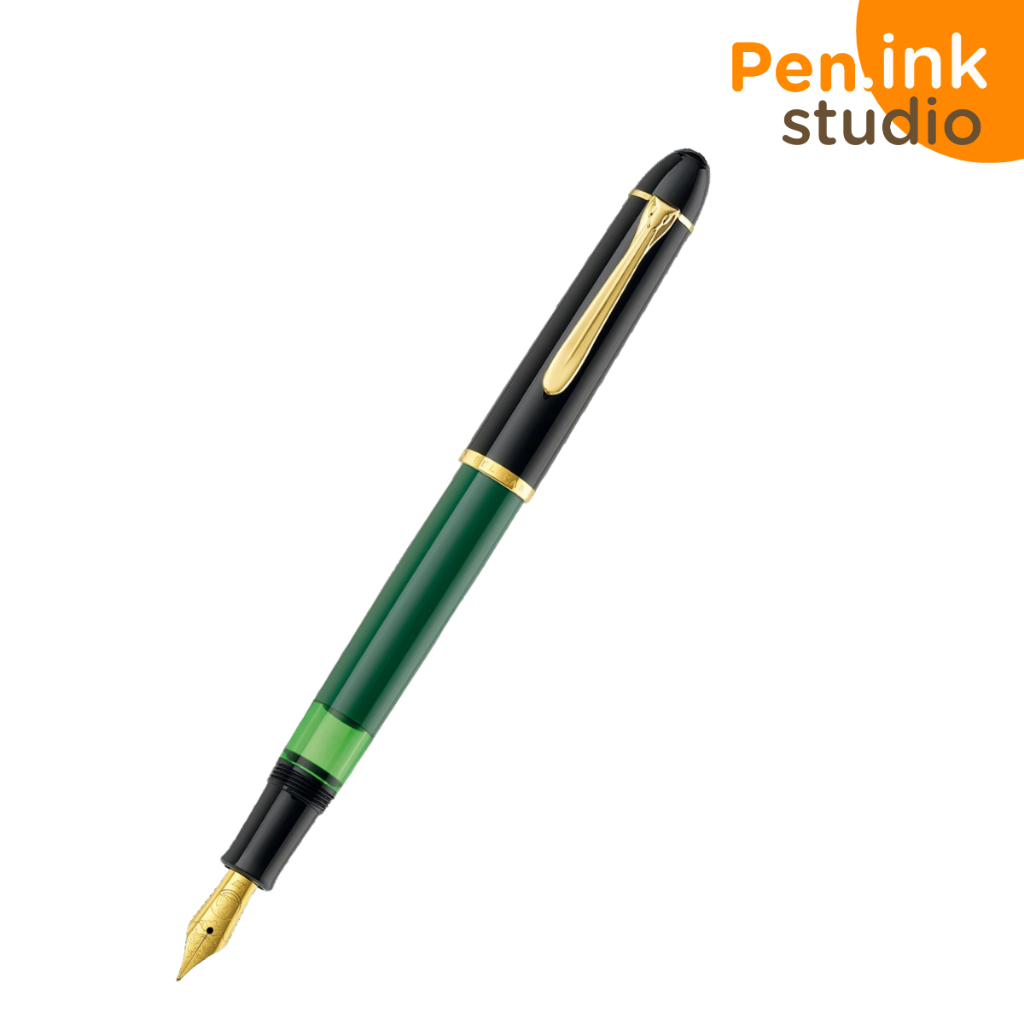 Pelikan M120 ปากกาหมึกซึม รุ่นพิเศษ สีเขียว สีดํา