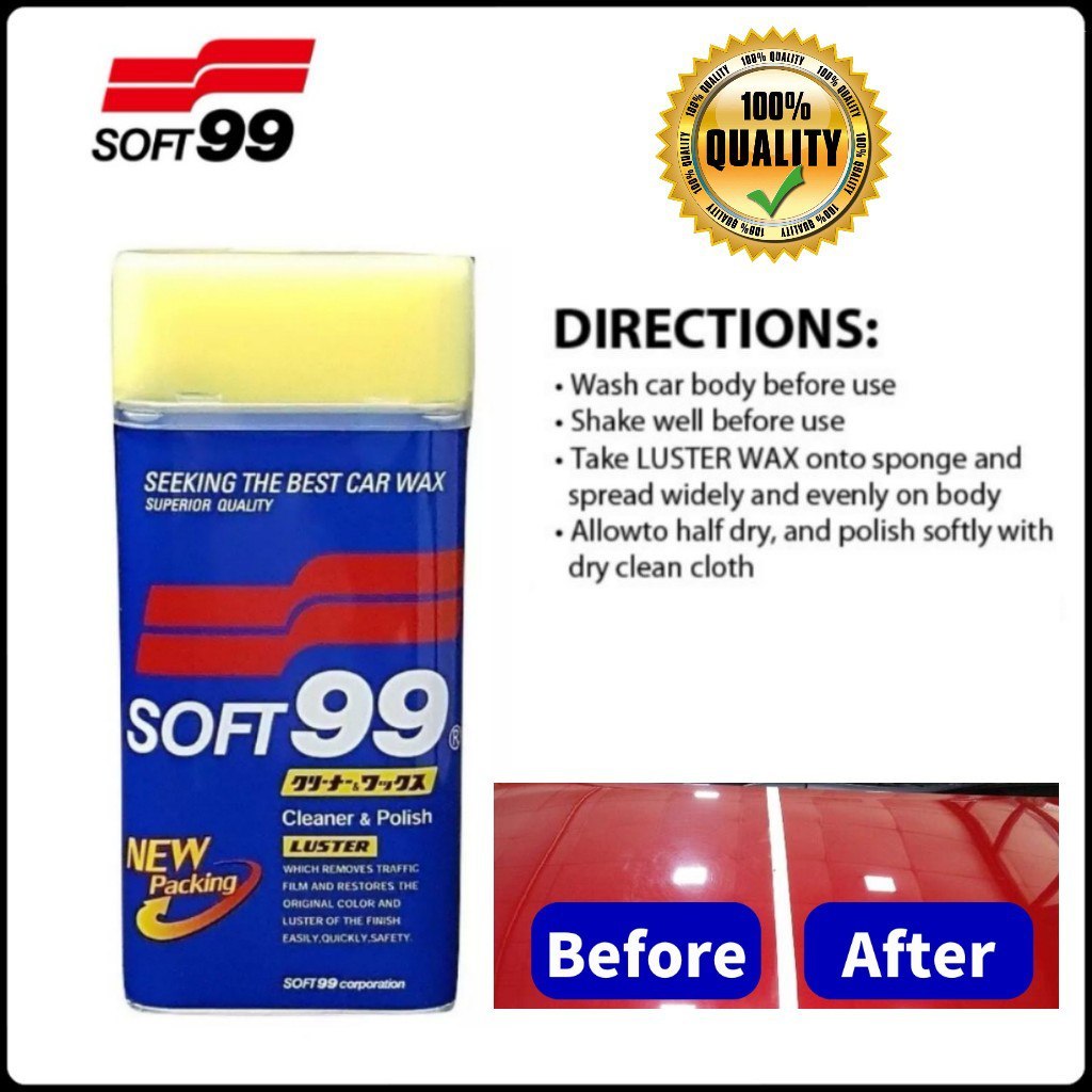 SOFT 99 META CLEAN & SOFT 99 LUSTER