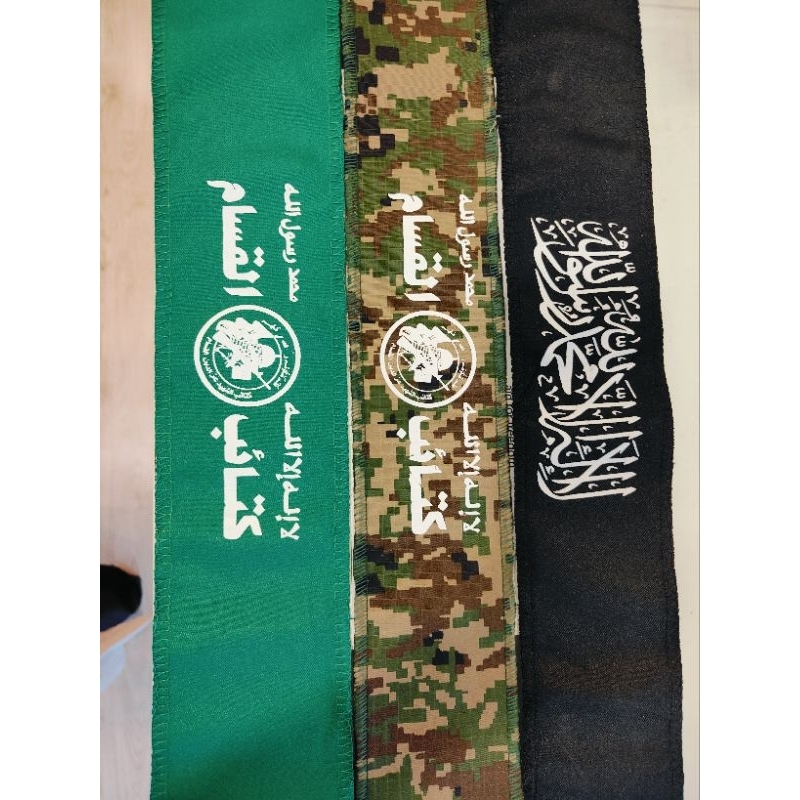 HIJAU Palestine Qassam Green/celoreng/panji ที่คาดผม