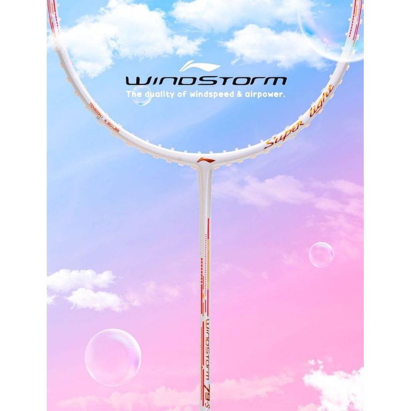 Li-ning RACQUET WINDSTORM 79-S WHITE COPPER & WHITE BLUE