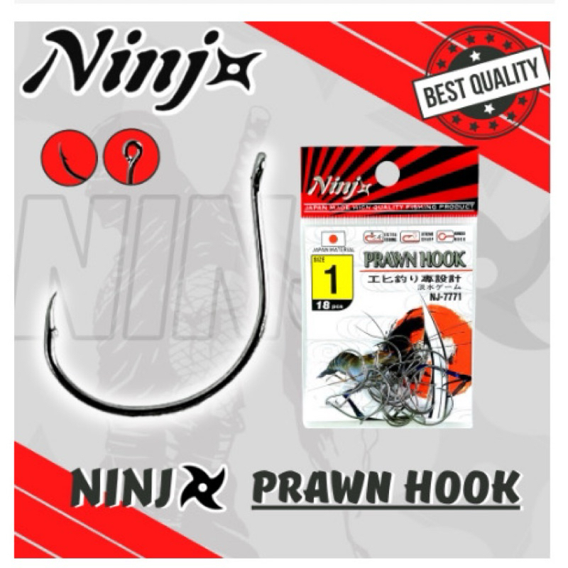 NINJA PRAWN HOOK NJ-7771