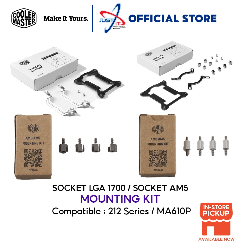 ชุดติดตั้ง Cooler Master Socket LGA1700 - Hyper 212 Series + MA610P + Masterliquid