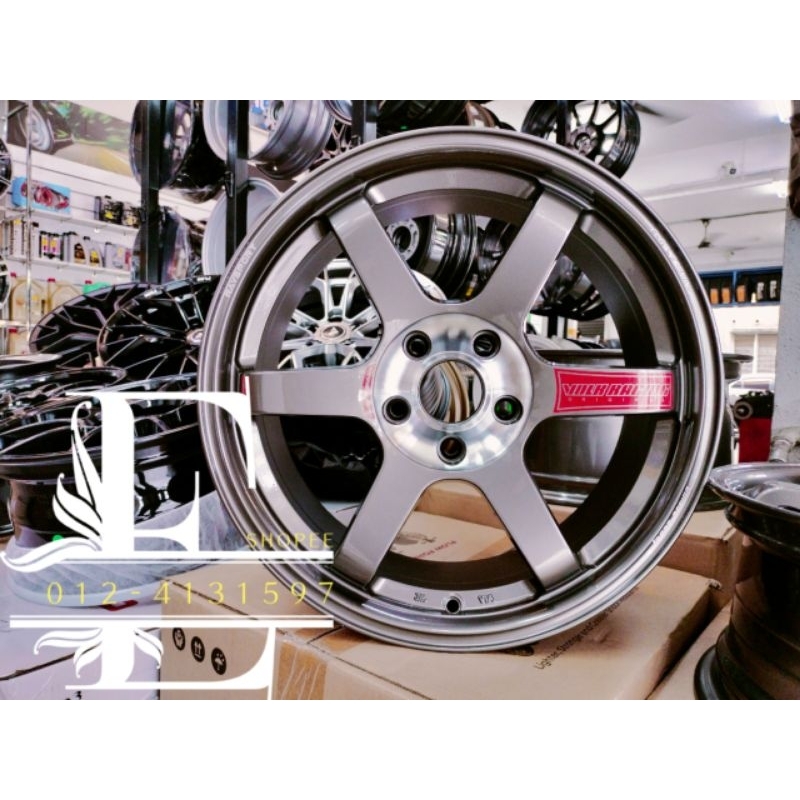 ใหม่กีฬาลูกขม 17 นิ้ว RAYS TE37 SL RM1580 4PC CIVIC X50 EXORA (KENA ODEL 2TIME 1PAY 2PC 1BOX POS)(Di