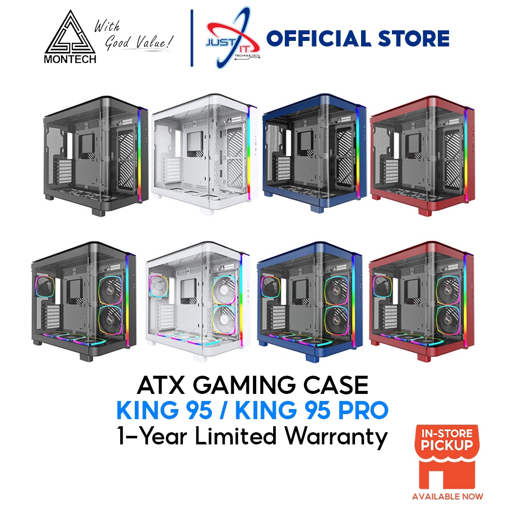 Montech KING 95 / KING 95 PRO ATX GAMING CASE / CASING