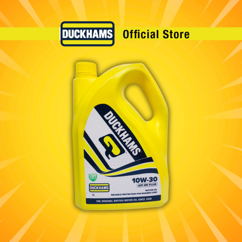 DUCKHAMS Q 10W-30 SN PLUS (4 ลิตร) - MINERAL ENGINE OIL 10W30 4 ลิตร