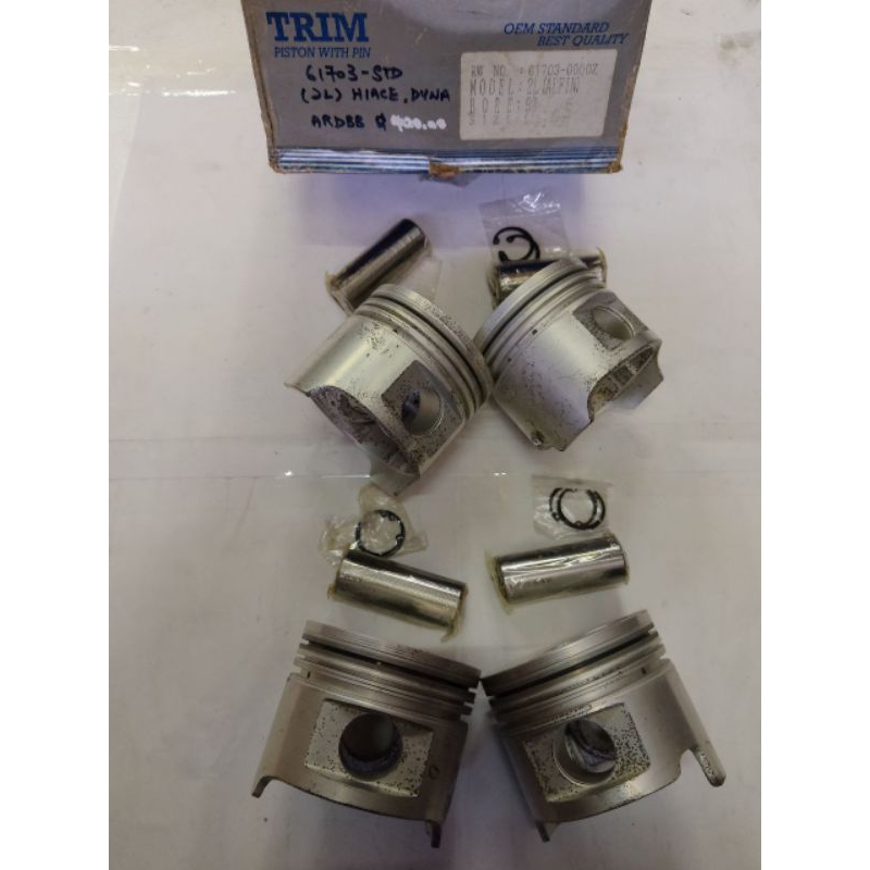 TOYOTA HIACE 2L, DYNA PISTON พร้อม PIN (61703-0000Z) BORE 9B MM