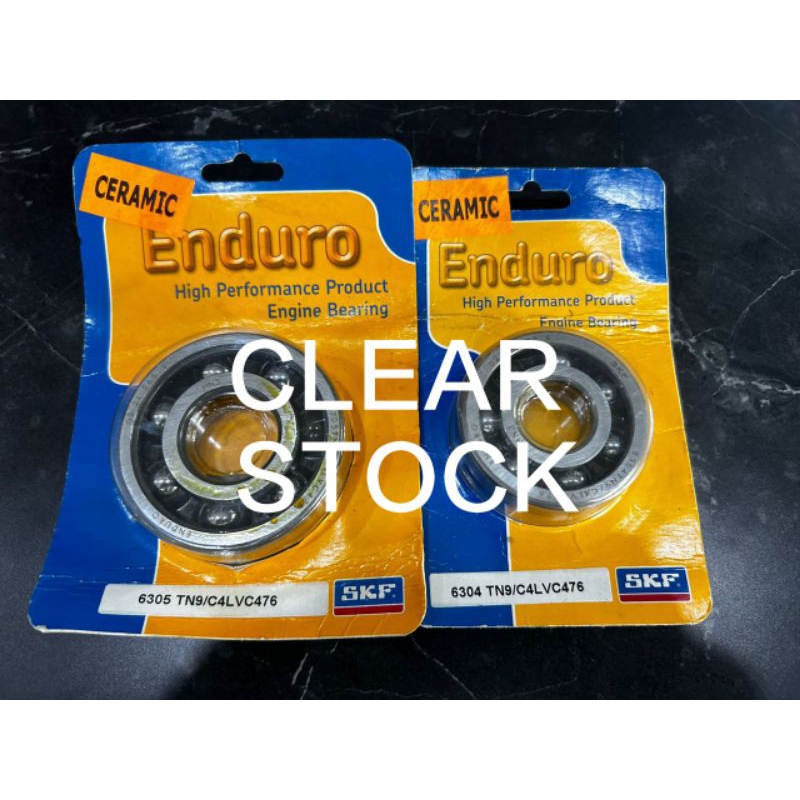 Enduro SKF CERAMIC C4 BEARING (1 ชิ้น) 6304-6305-6205 TN9/C4LVC476