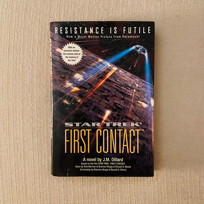 Star Trek First Contact โดย JM หนังสือมือสอง Dillard / หนังสือ Preloved