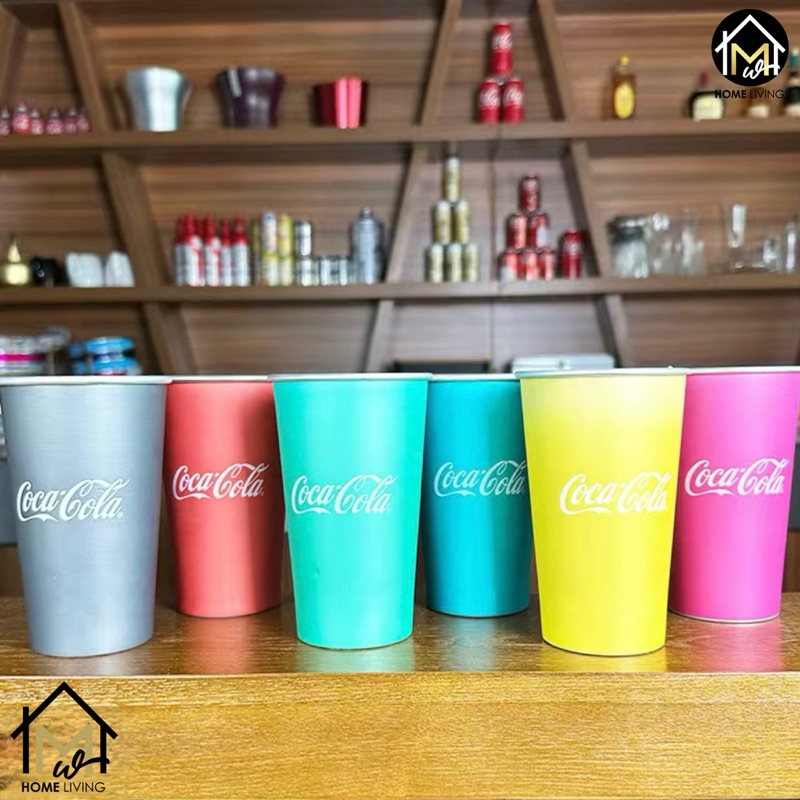 【McDonald's Cup Coca-Cola Cup】แก้วน้ําอะลูมิเนียม เปลี่ยนสีได้ โดย Coca-Cola