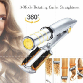Instyler มัลติฟังก์ชั่น 360 หมุนเหล็กดัดผม- Straightener/ Perm/ Curl