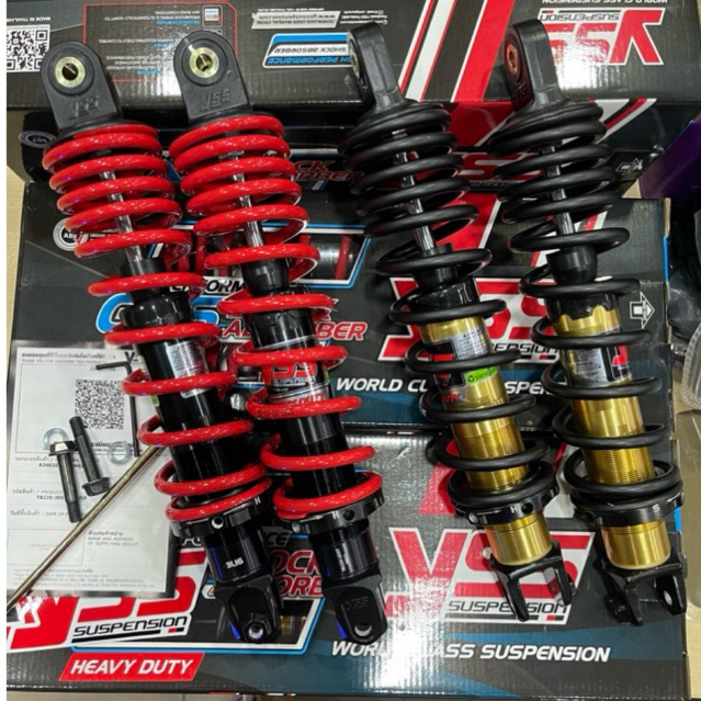 YSS NVX155 V1 V2 AERO NMAX V2 305MM HEAVY DUTY DTG GAS ABSORBER SET (2 ชิ้น)ALLOY BODY - (TB220-305T
