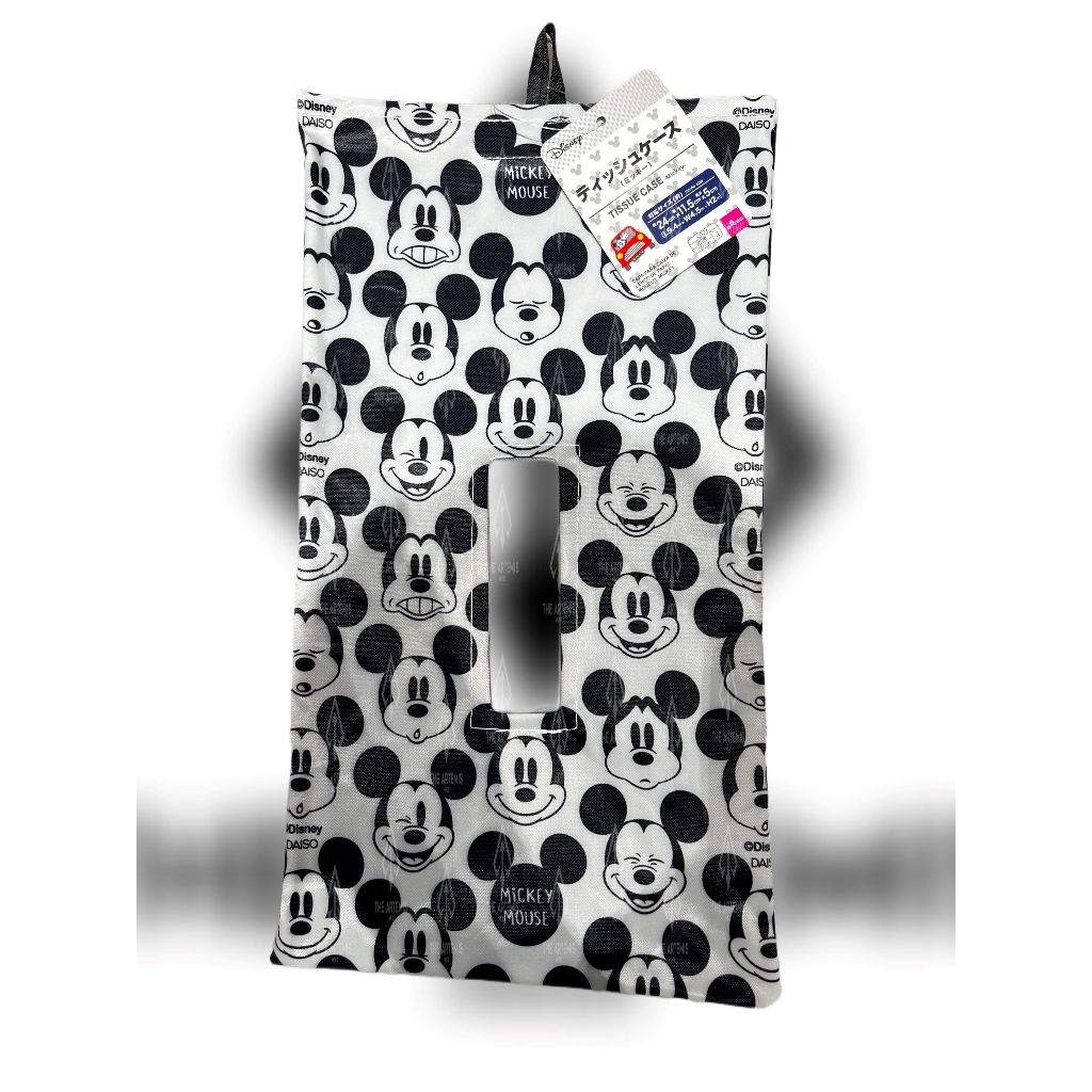 DAISO MICKEY MOUSE TISSUE BOX CASE(24CM X 11.5CM X 5CM)