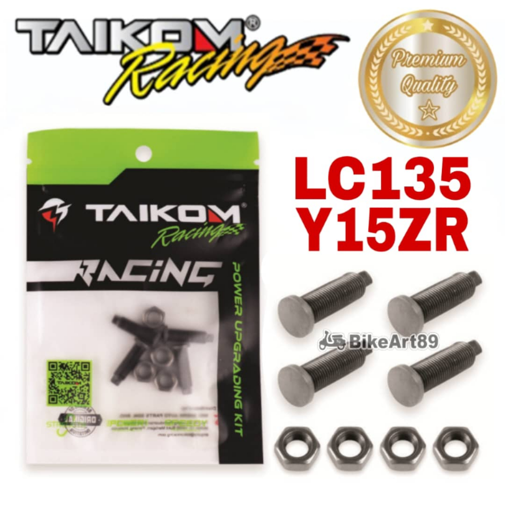 Taikom Racing Yamaha LC135 Y15ZR Tappet สกรู 6.9 มม.LC 135 Y15 รายการใหม ่ Tapper Nut LC V8 FI Y16 LC4S LC5S