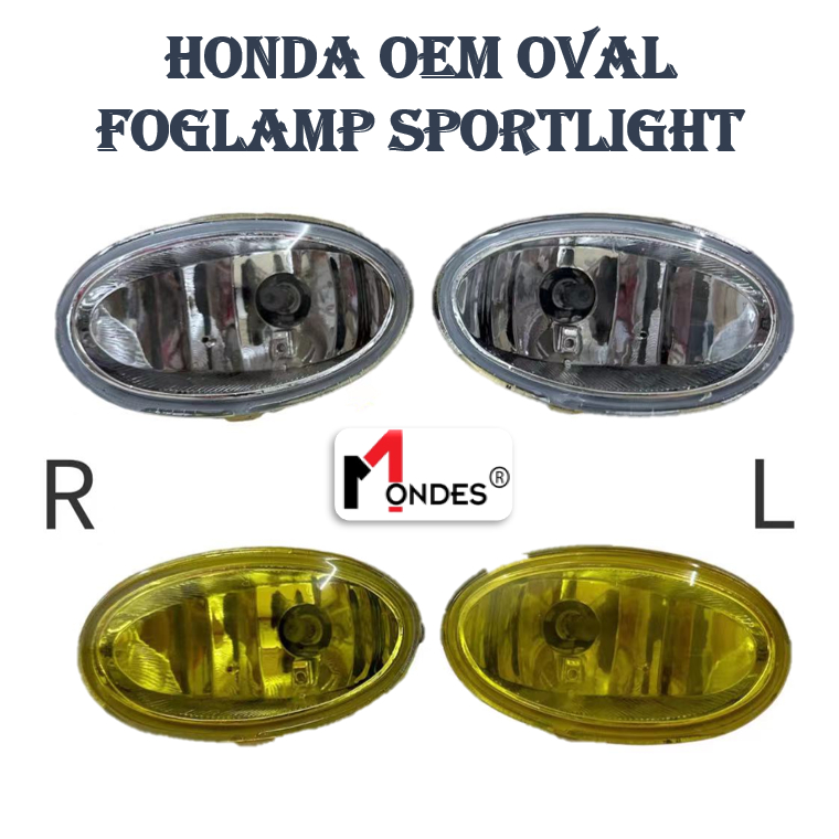 Honda HONDA CIVIC ACCORD JAZZ CITY CRV 2001 - 2014 OEM OVAL FOG LAMP SPOTLIGHT