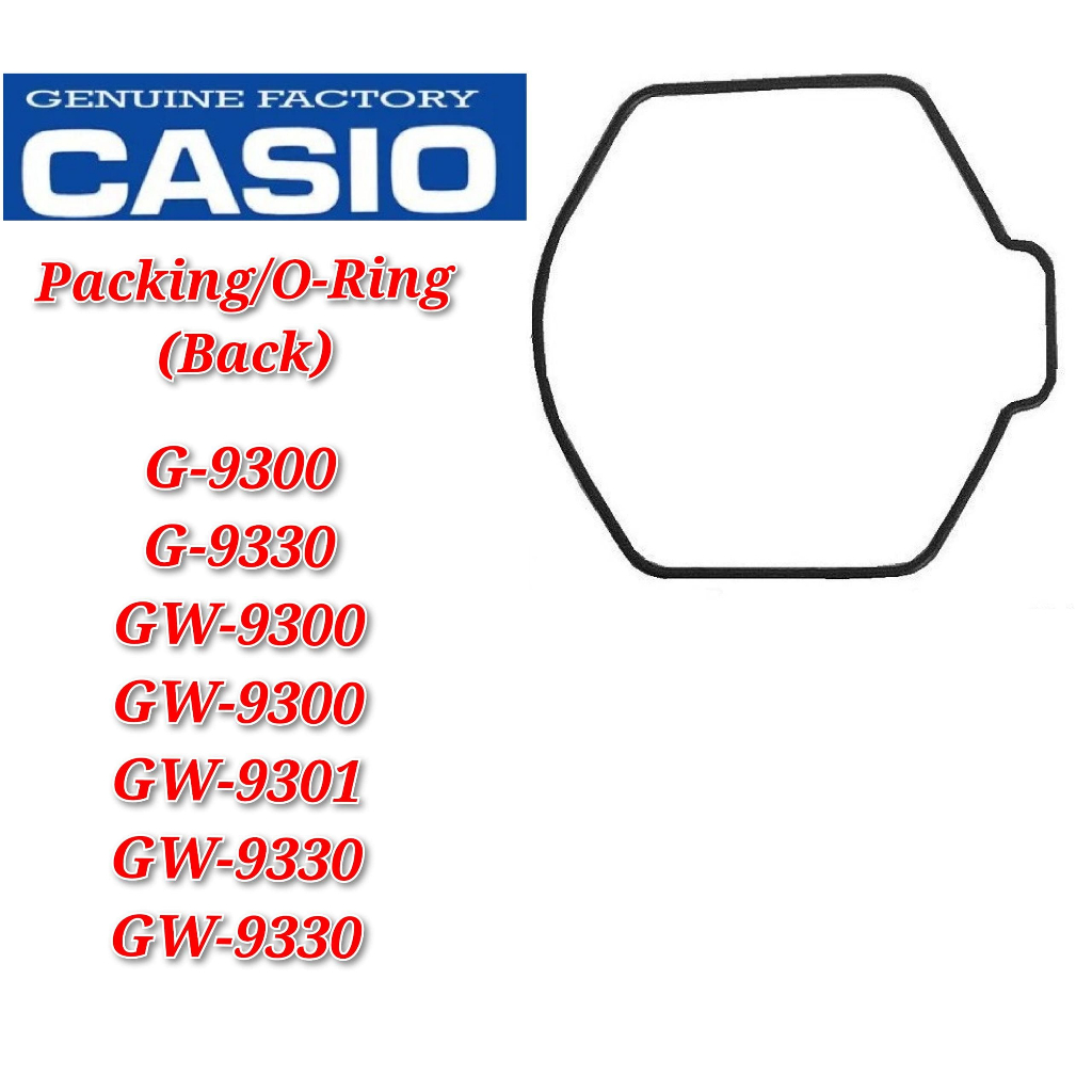 Casio G-Shock G-9300 - อะไหล่เปลี่ยน - แพ็กกิ้ง / โอริง