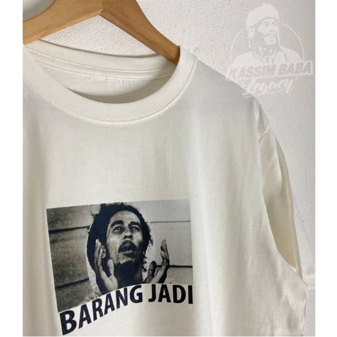 เสื้อยืดคอกลม ผ้าฝ้าย พิมพ์ลาย BARANG JADI BOB MARLEY Baju สําหรับผู้ชาย และผู้หญิง
