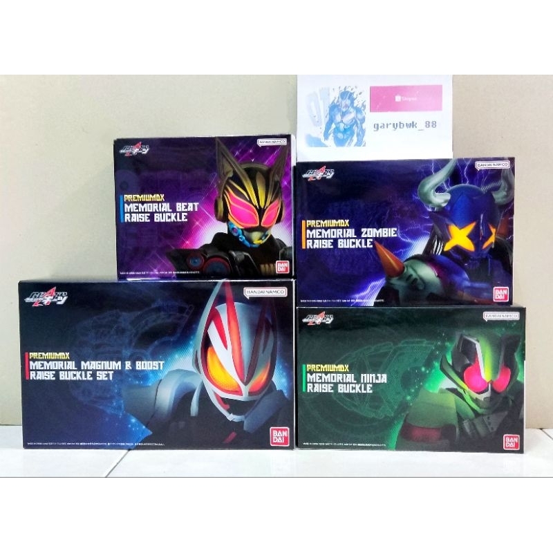 PB KAMEN RIDER GEATS PREMIUM DX PDX MEMORIAL MAGNUM BOOST NINJA ZOMBIE BEAT TYCOON BUFFA NAGO RAISE 
