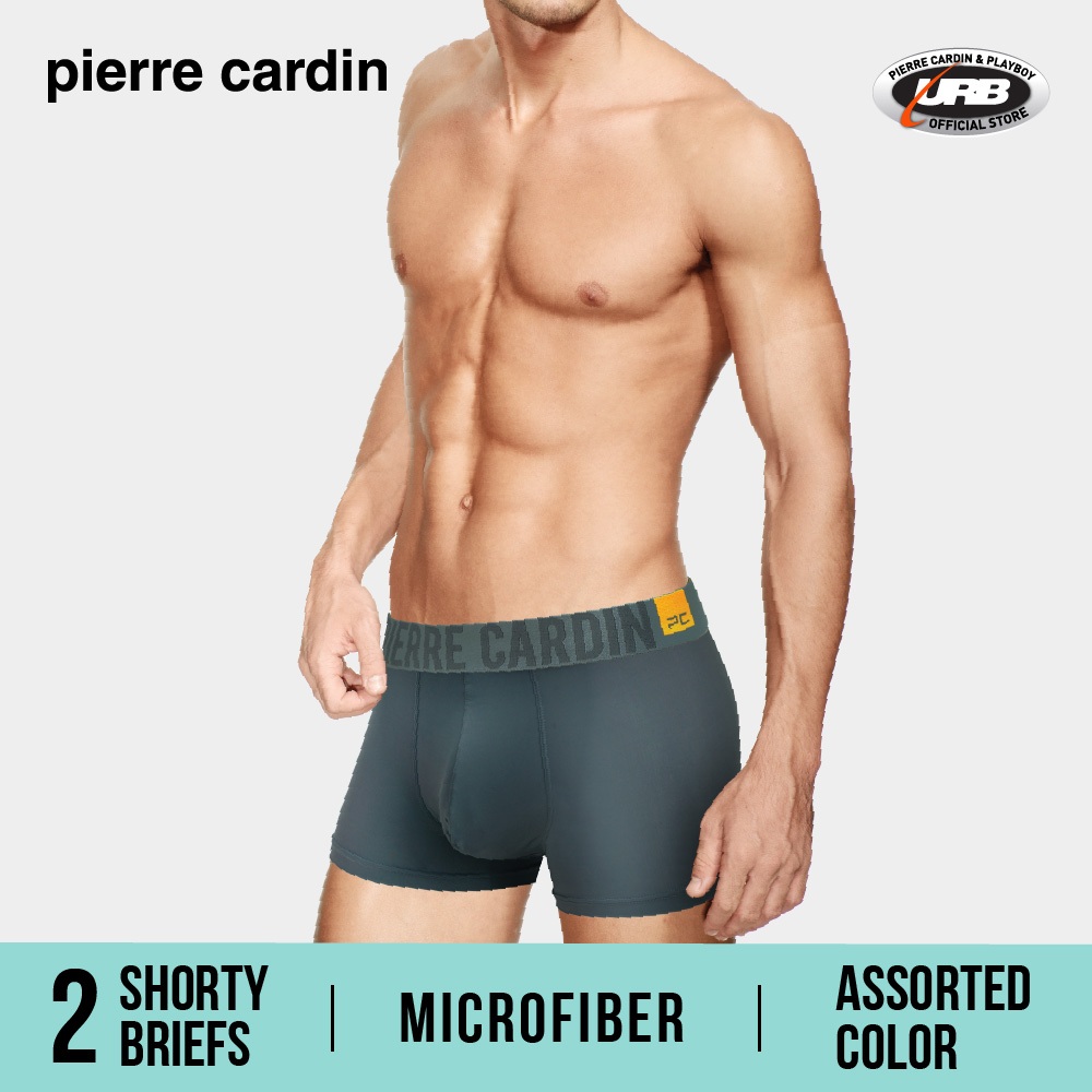 (2 ชิ้น) Dri-Fit Microfiber Spandex Pierre Cardin Mens Trunk - PC4057-2S
