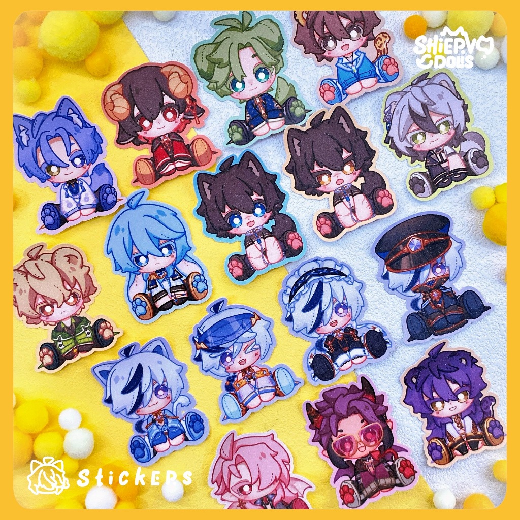 [Shiervodolls] Nu Carnival Stickers Nu Carnival 新 全纸 贴