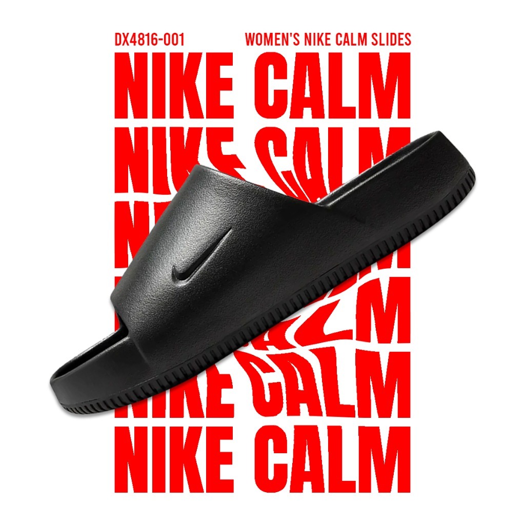 Nike สะดวกสบาย / รองเท้า Nike Calm Slide Ringan Selesa FlipFlopsรองเท้าแตะกันน้ํา Nike Calm Slide