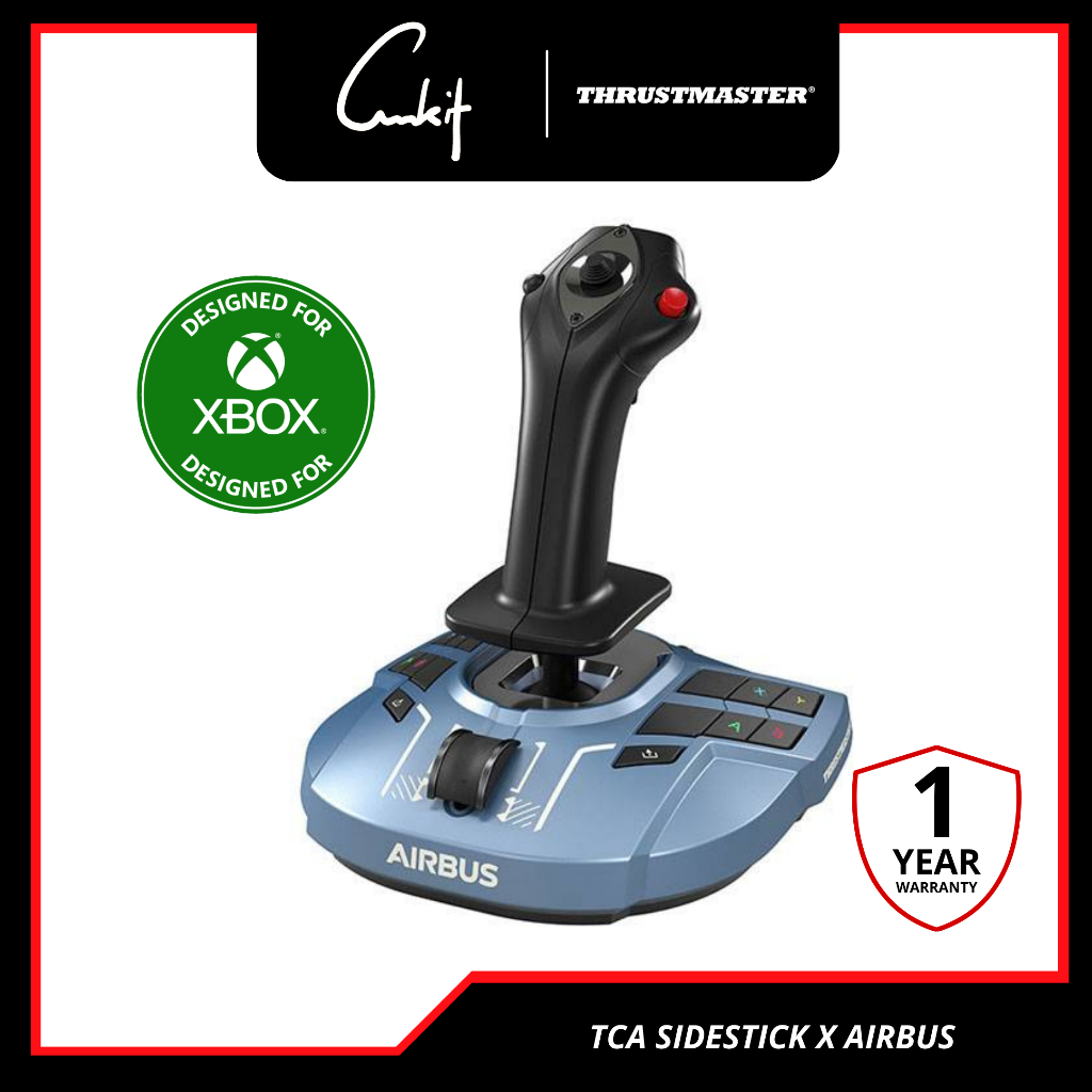 Thrustmaster TCA SideStick AIRBUS Edition ตัวควบคุมจําลองการบิน JoyStick SideStick