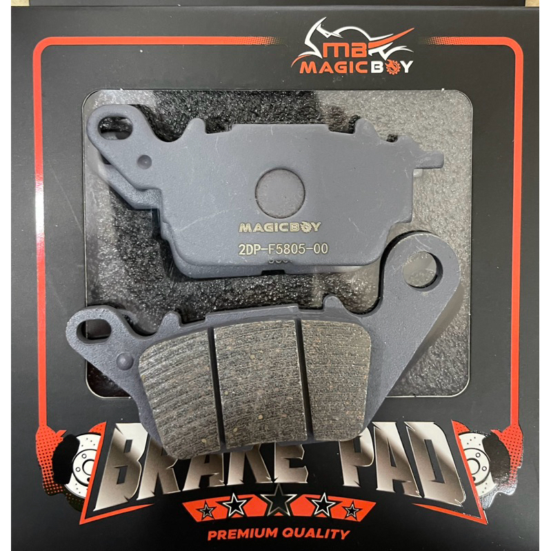 MAGIC BOY LC FI V8 Y15 NMAX NVX 155 EGO SOLARIZ EGO AVANTIZ FRONT DISC PAD -2DP-F5805-00