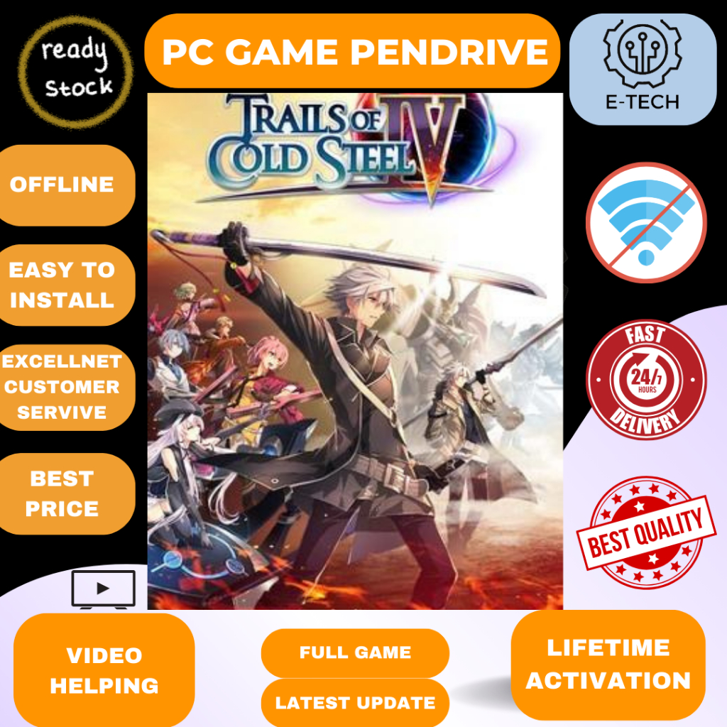 [เกม Pc] The Legend of Heroes: Trails of Cold Steel 4 Deluxe Edition [ Pendrive 32 GB ]