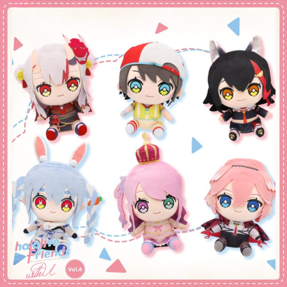 SUBARU เพื่อน Hololive พร้อม u Vol. 4 อายะเมะ ซูบารุ มิโอะ เพโกะรา ลูน่าลูอิ