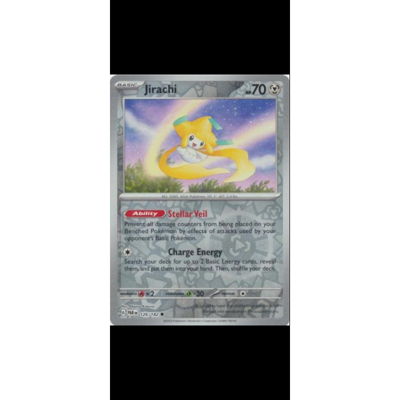 Pokemon TCG Jirachi Paradox Rift