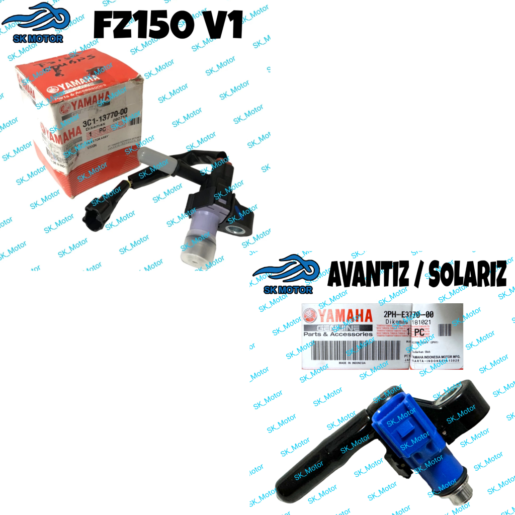 Yamaha FZ150 FZ 150 เก่า V1 EGO AVANTIZ SOLARIZ STD หัวฉีดมาตรฐาน Assy 3C1-13770-0-00 2PH-E3750-00