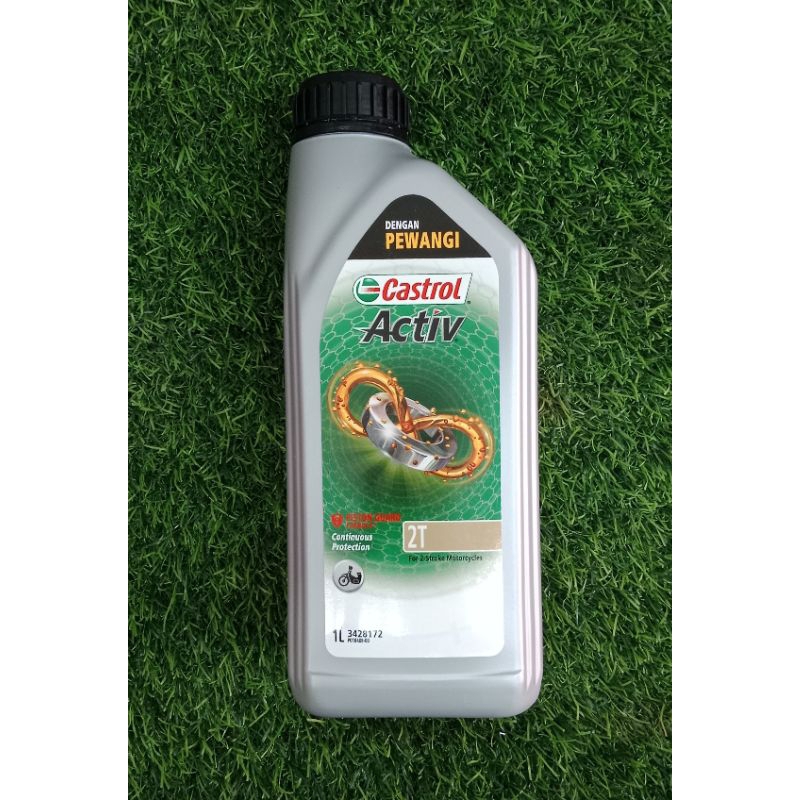 Castrol activ essential 2T สีเงิน