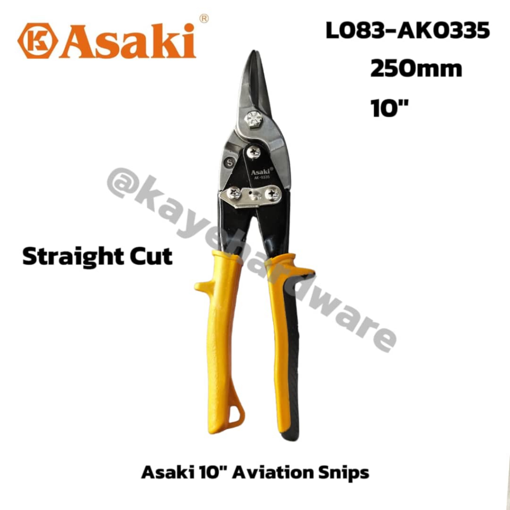 ASAKI 10 AVIATION SNIPS (ตัดทะลุ)