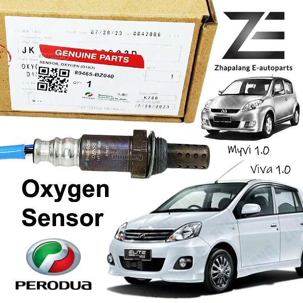 Perodua O2 เซนเซอร์ออกซิเจน Viva 1.0 Myvi 1.0 4 PIN DENSO 89465 BZ040 aka Lambda Sensors DTC P0135