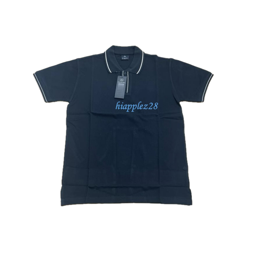 เสื้อโปโลสีดํา (S/L/XL) ผู้ชาย/สุภาพสตรี Mercedes-Benz Z2403 Z2411 Z2413 Z2414