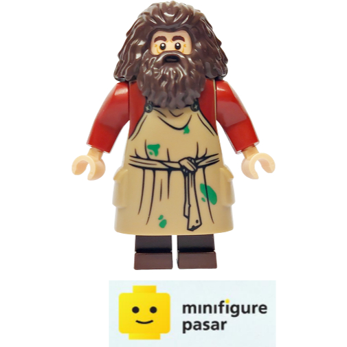 Hp474 Lego Harry Potter Sorcerers Stone 76428 - Rubeus Hagrid Minifigure - ใหม่