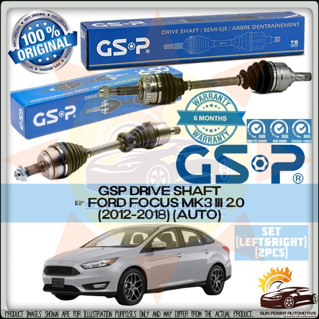Ford Focus MK3 III 2.0 (2012-2018🌹 ( AUTO GSP DRIVE SHAFT ( ซ ้ ายและขวา )