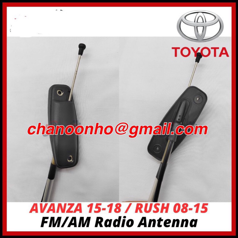 SL-965 TOYOTA AVANZA 2015-2018 / RUSH 2008 FULL SET Side Aerial Car Radio Power Replacement Player F