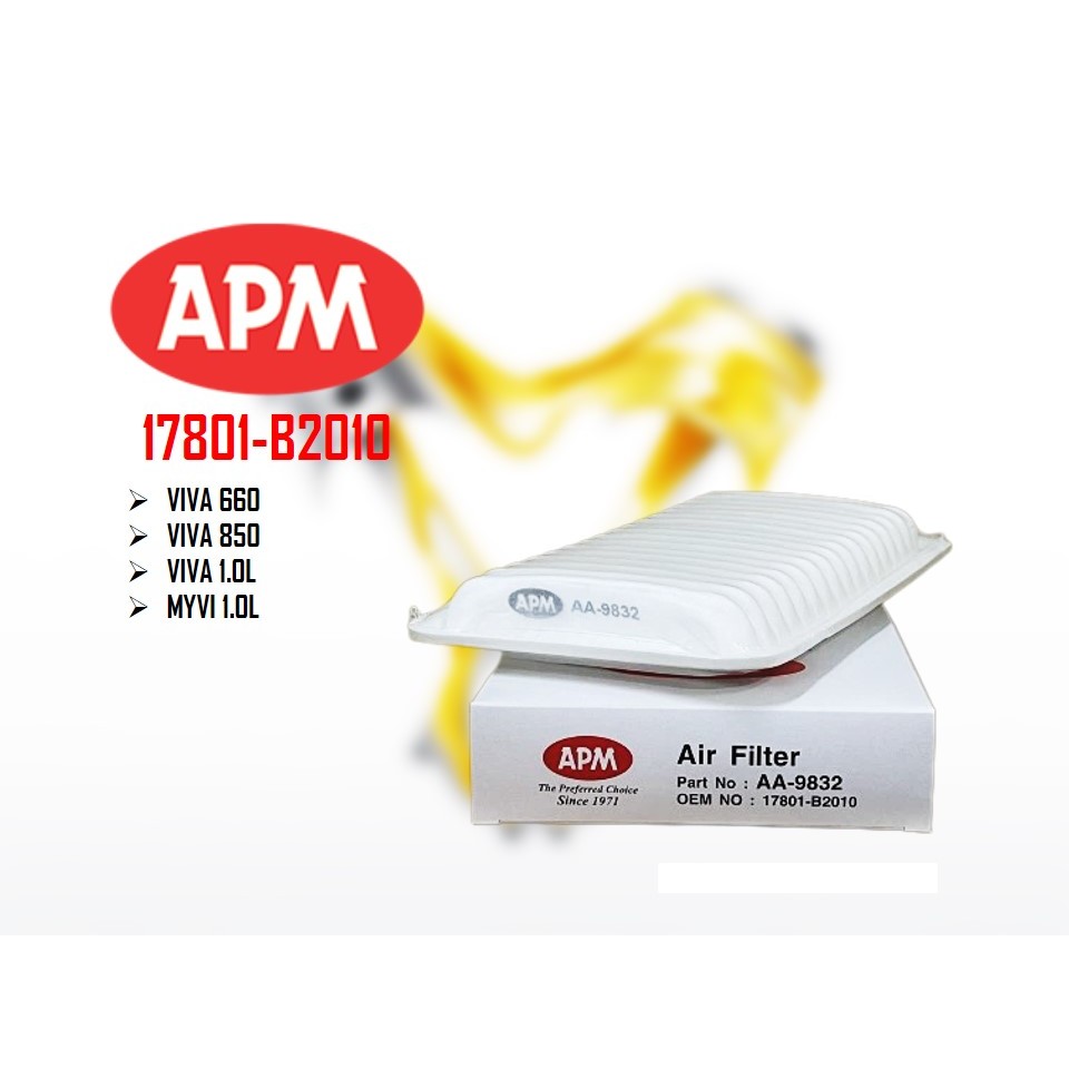 APM กรองอากาศ - Perodua Viva 660 850 1.0L Myvi 1.0L 17801-B2010
