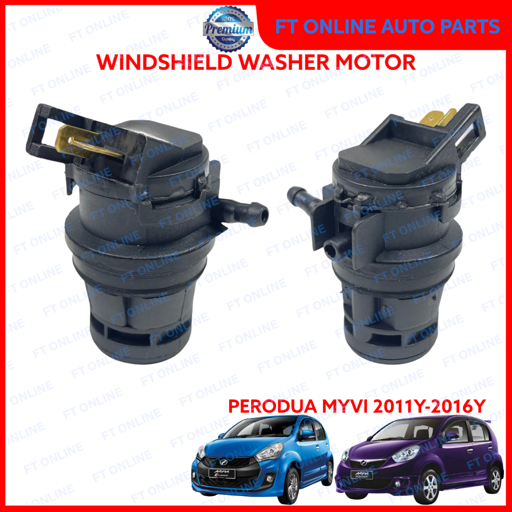 PERODUA MYVI 2011-2016 D54T D95G เครื่องซักผ้ามอเตอร์/PUMP WINDSHIELD WIPER TANK 2012 2013 2014 2015