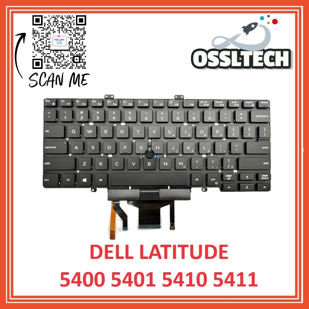 DE.LL latitude 5400 5401 5410 5411 P98G แป้นพิมพ์ทดแทนแล็ปท็อป 3J9FC 03J9FC CN-03J9FC