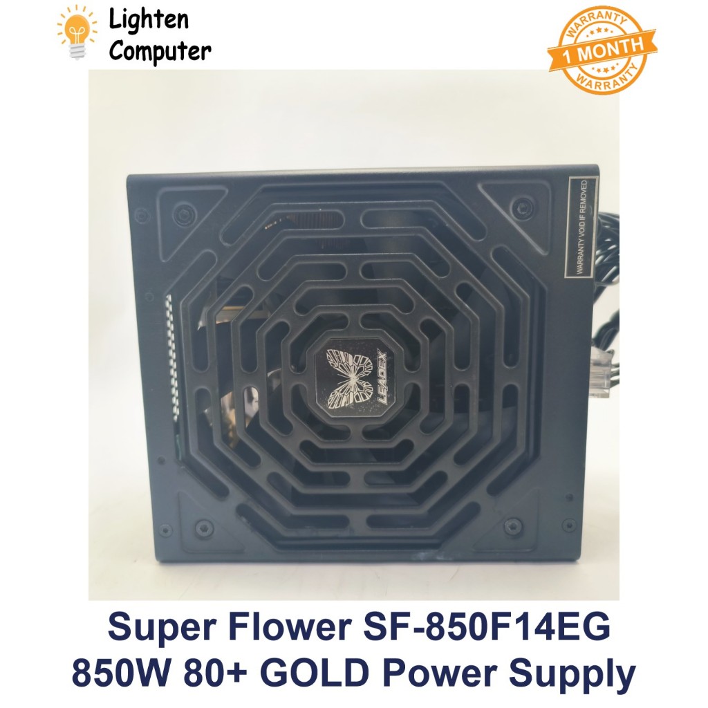 USED Super Flower SF-850F14EG 850W 80+ GOLD พาวเวอร์ซัพพลาย | เอทีเอ็กซ์ | พาวเวอร์ซัพพลาย