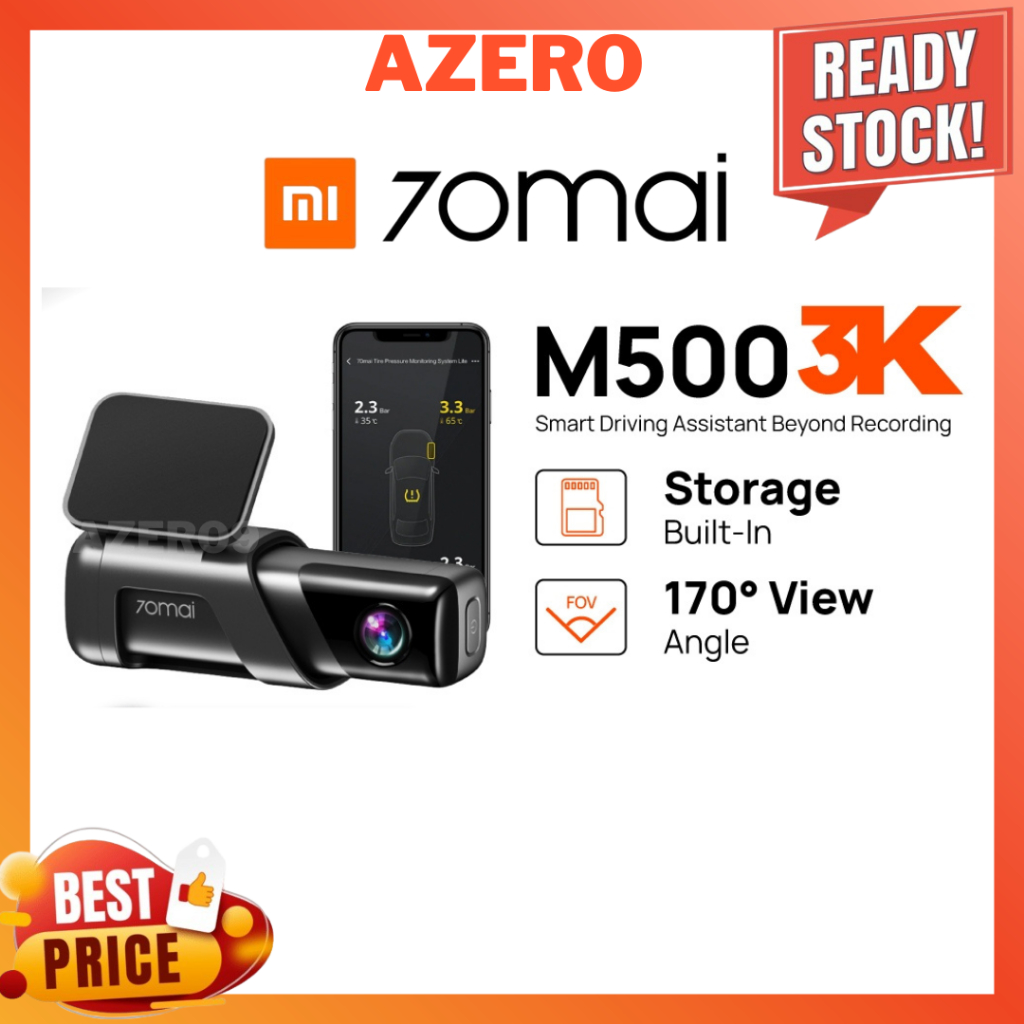 70MAI M500 Dashcam Car Recorder 1944P Night Vision