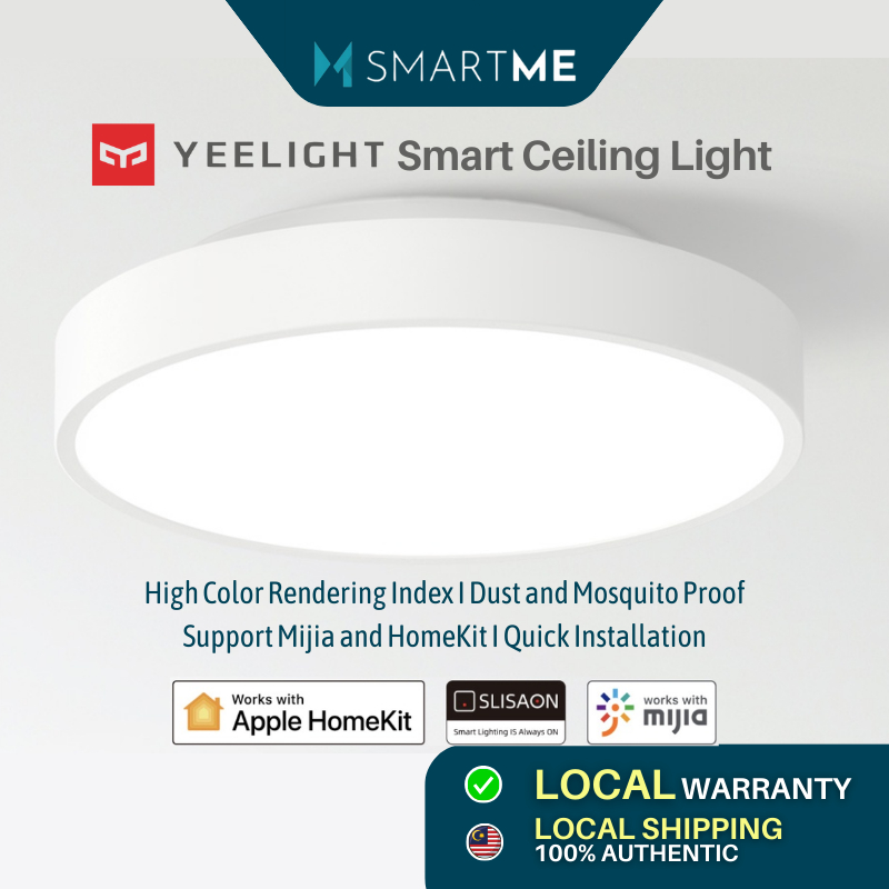 Yeelight Smart LED โคมไฟเพดาน Pro ทํางานร ่ วมกับ Apple Homekit และ Mi Home APP