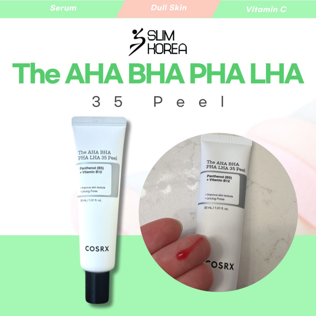 Cosrx AHA BHA PHA LHA 35 Peel 30ml เกาหลีสกินแคร์ลอกโซลูชั่นเซรั่มมาส์กแพ็ค