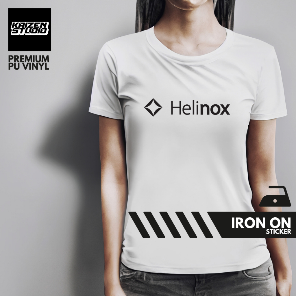 Kaizen STUDIO Helinox Iron On Heat Press Sticker Tshirt Bag Chair