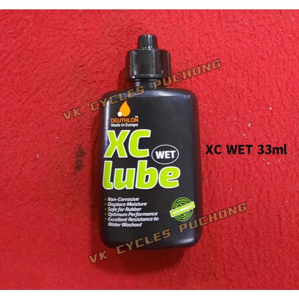 DEUTHLON XC LUBE WET CHAIN LUBE 33ml เป็นมิตรกับสิ่งแวดล้อม